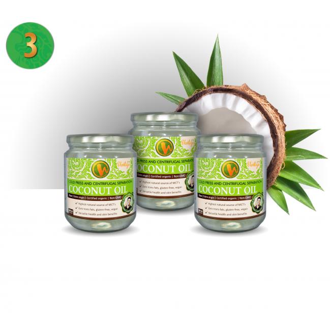Coconut Oil Centrifugal Separation - 3 pieces (ORGANIC)